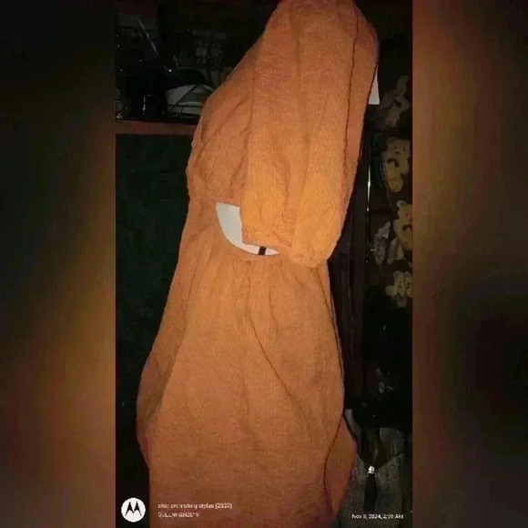 And Now This Keyhole Dress Womens Plus size 1X Mango Color NWT - Picture 6 of 16